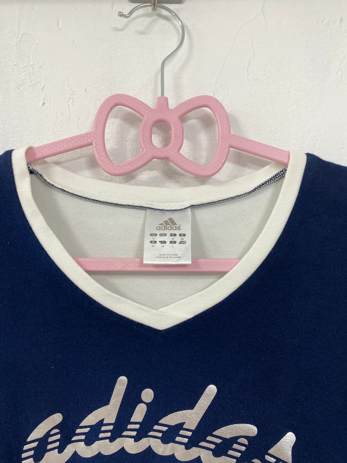 ADIDAS Y2K NAVY T-SHIRT 상품이미지5