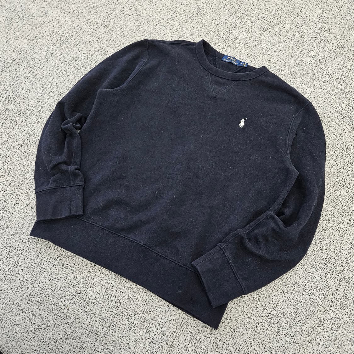 [M] 폴로 랄프로렌 스몰로고 기모 네이비 맨투맨 0102YH1 상품이미지1