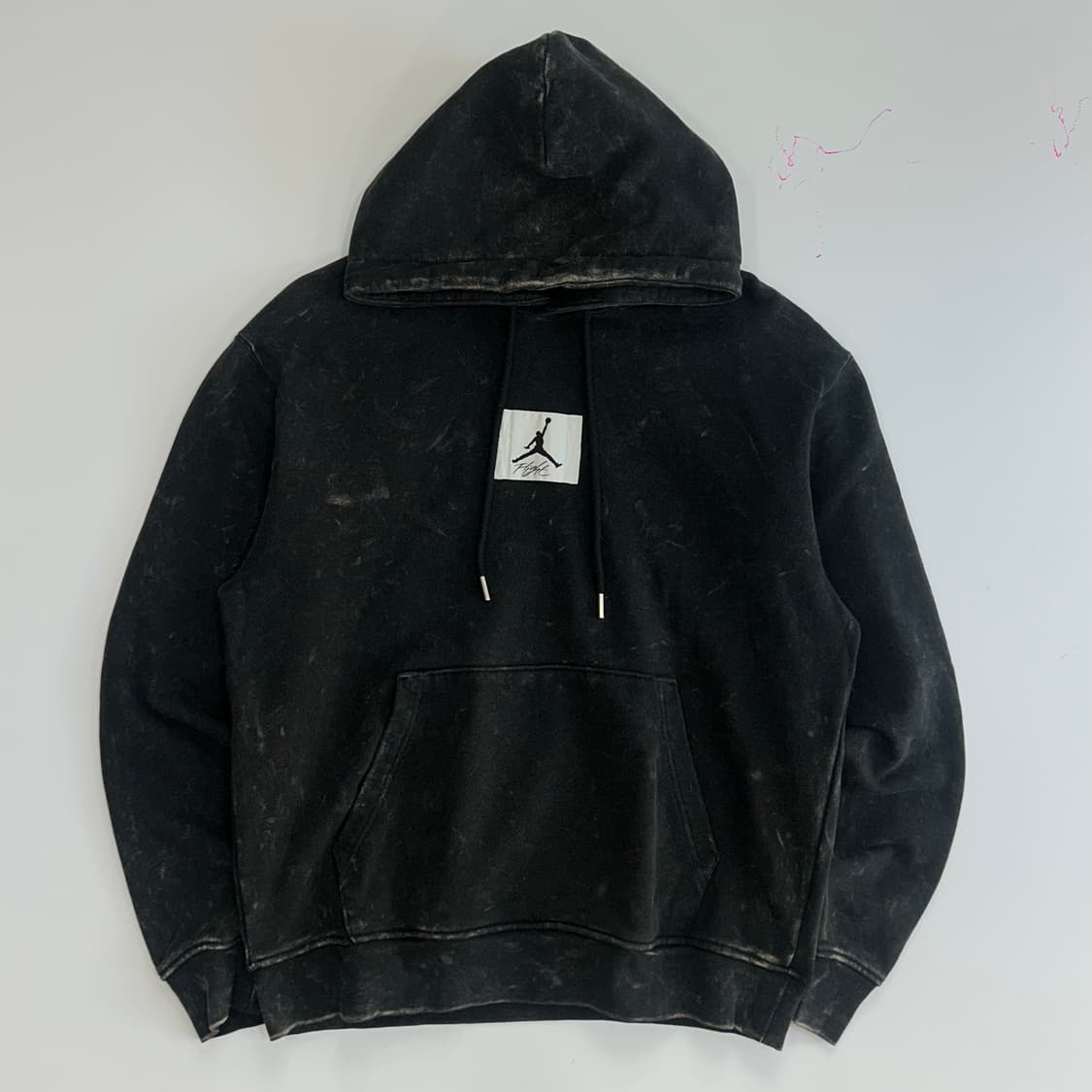 Jordan 조던 스몰로고 블랙 포인트 후드티 상품이미지3