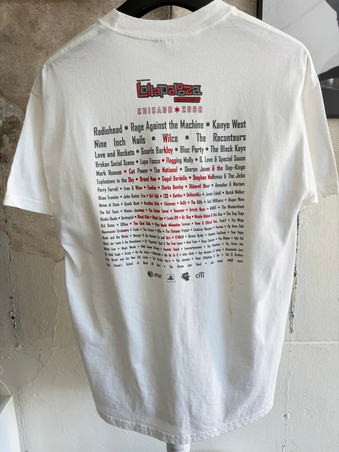 2008 롤라팔루자 티셔츠 상품이미지3