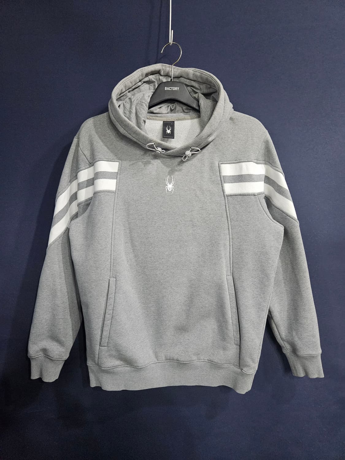 스파이더 그레이컬러 남성 100 포켓 후드티  상품이미지1