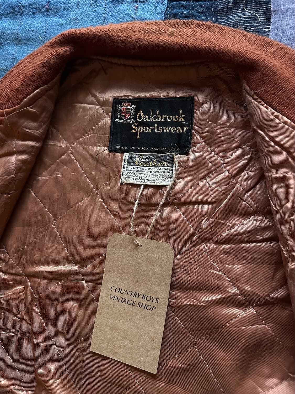 1960s Sears Dear Skin Suede Jacket 상품이미지6