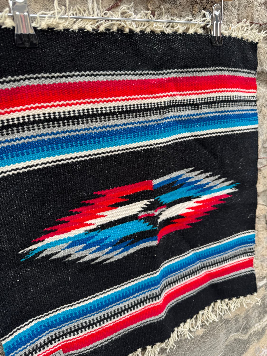 50s 간스크래프트 빈티지 핸드 우븐 울 치마요 러그 오르테가 상품이미지3