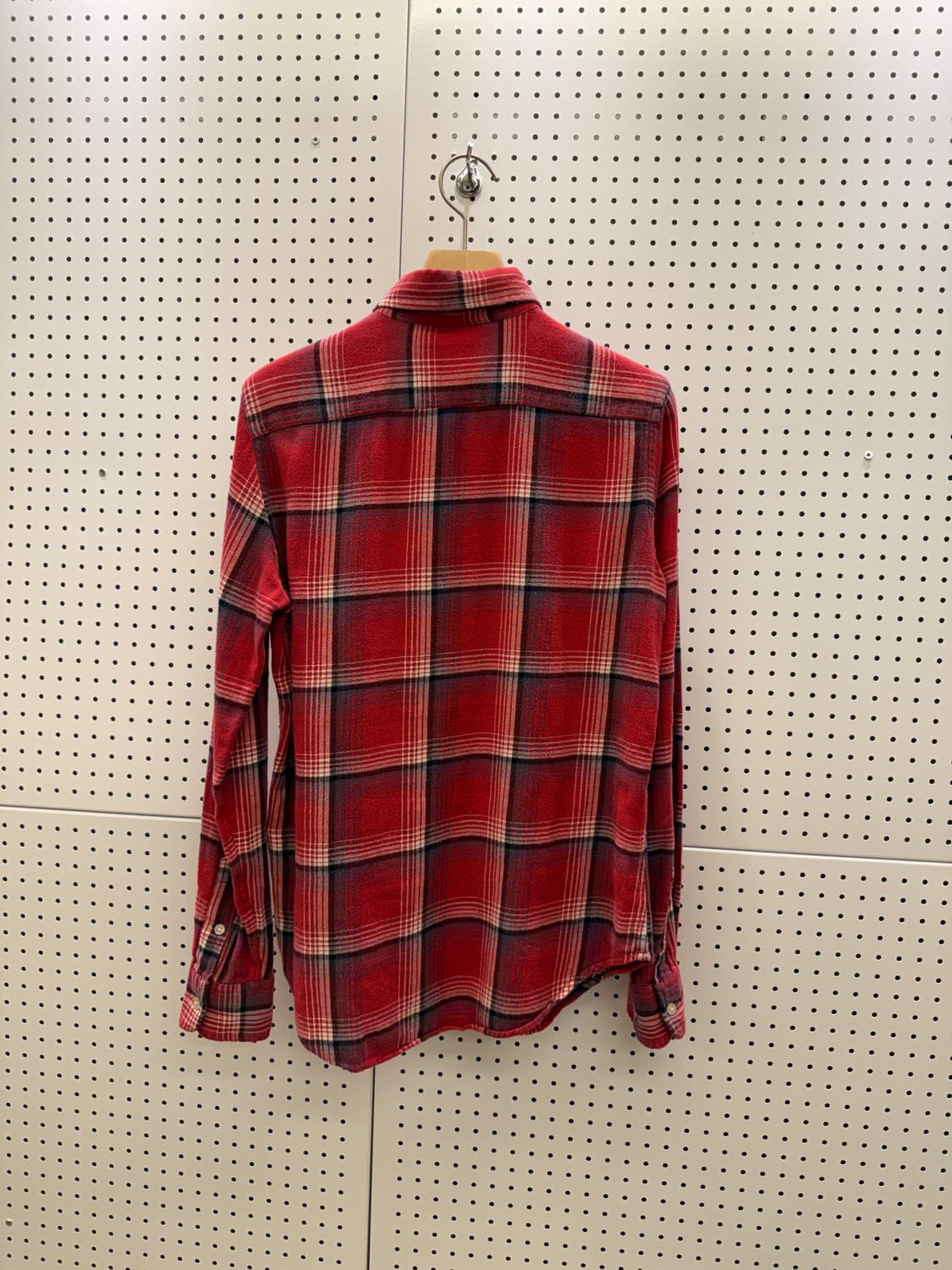 폴로 랄프로렌 레드 체크 플란넬 셔츠 U1640 상품이미지3