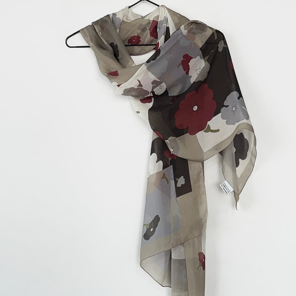 모스키노 패턴 실크 스카프 상품이미지4