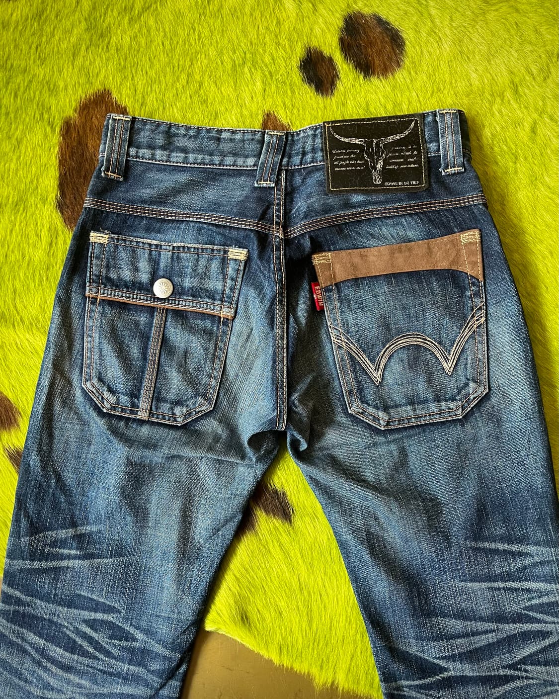Old EDWIN Japan Cargo Pocket Denim Pants 상품이미지9