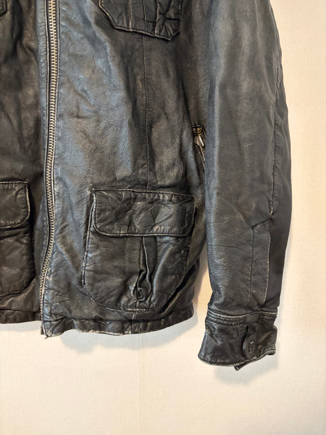 SuperDry Leather Jacket 상품이미지4