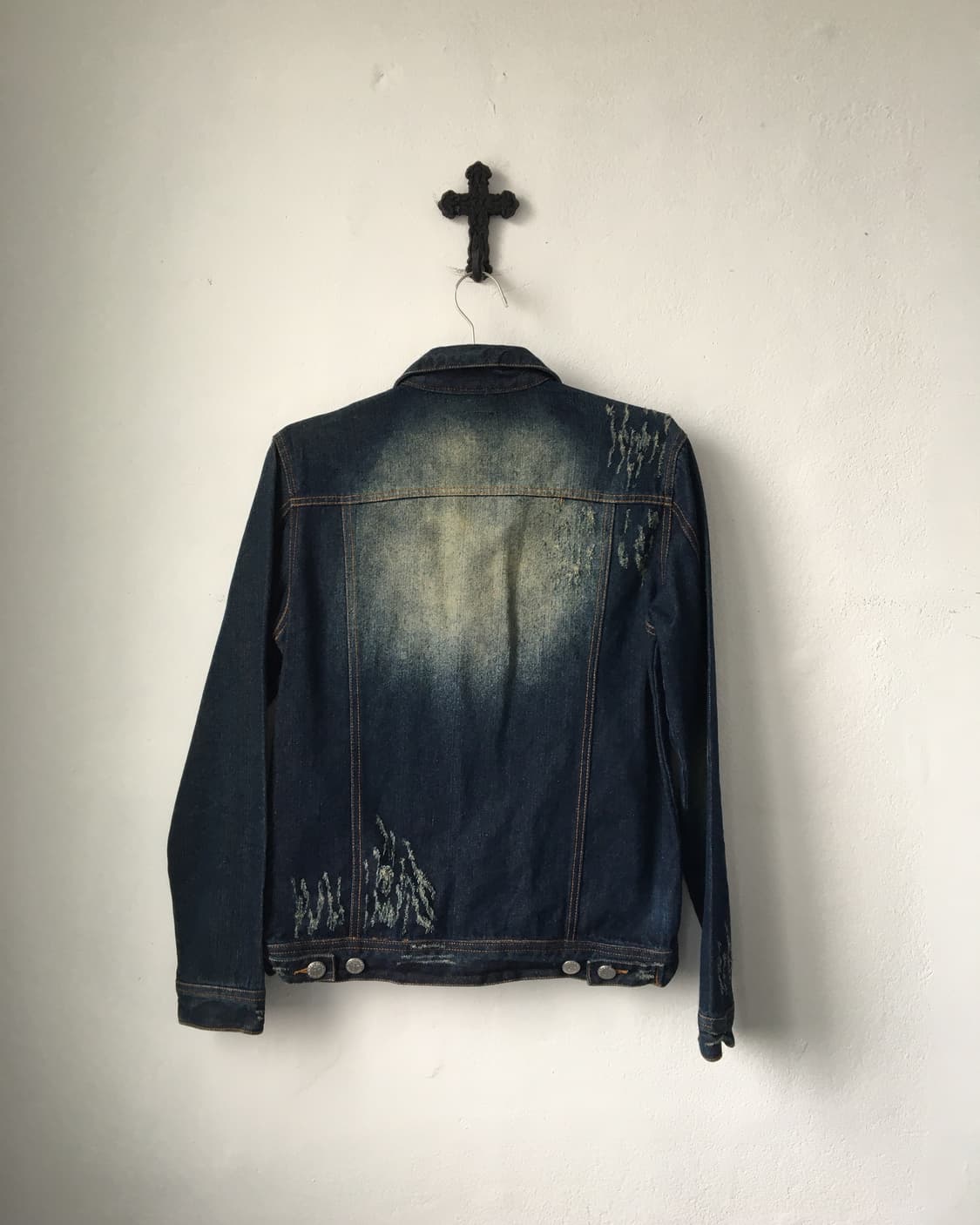 Jack rose damage washing denim jacket 상품이미지3