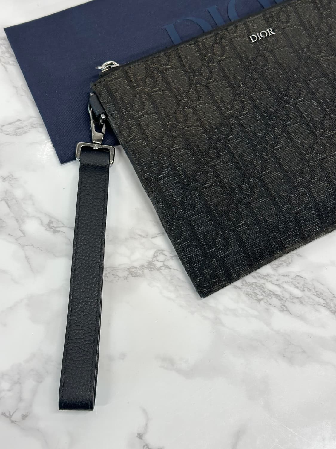 [풀구성] 디올 A5 오블리크 클러치백 블랙 상품이미지3