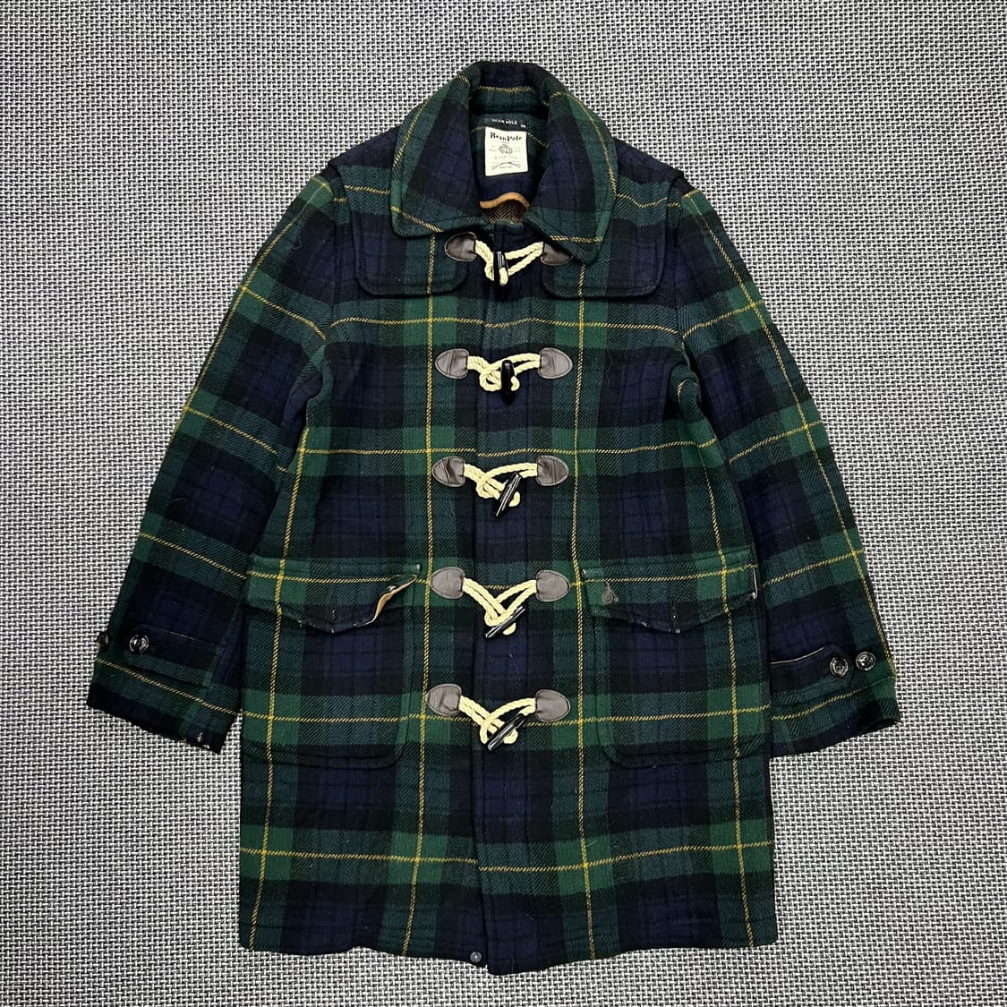 빈폴 체크 떡볶이코트 상품이미지1