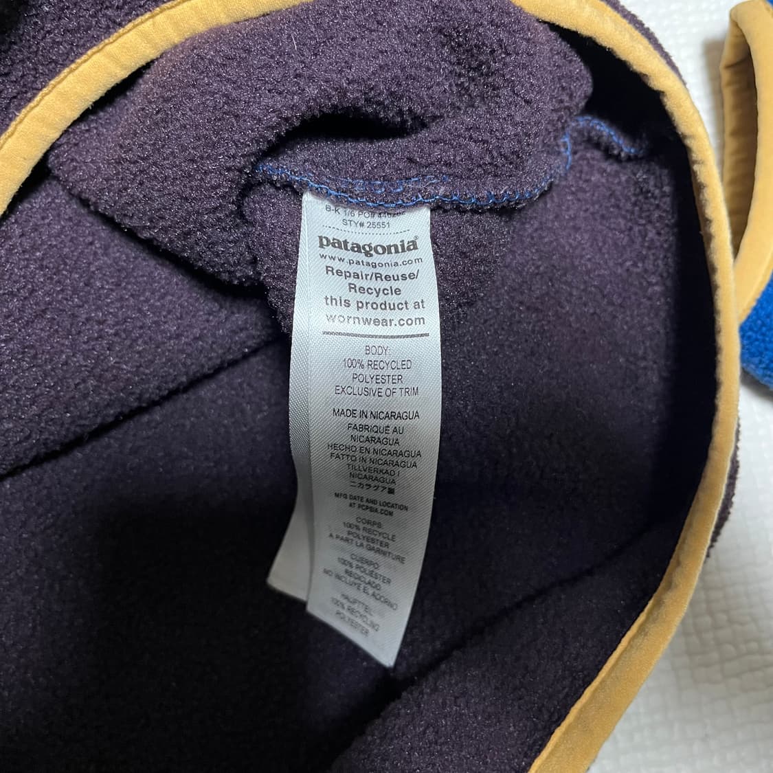 파타고니아 신칠라 옵시디언 플럼 상품이미지4
