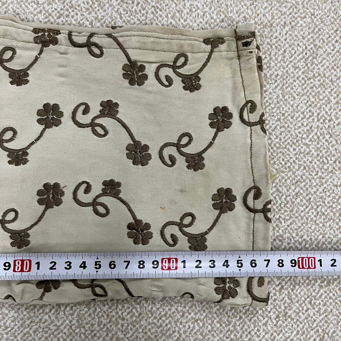 실측확인 베르사체 플라워자수 바지 0122M2 상품이미지10