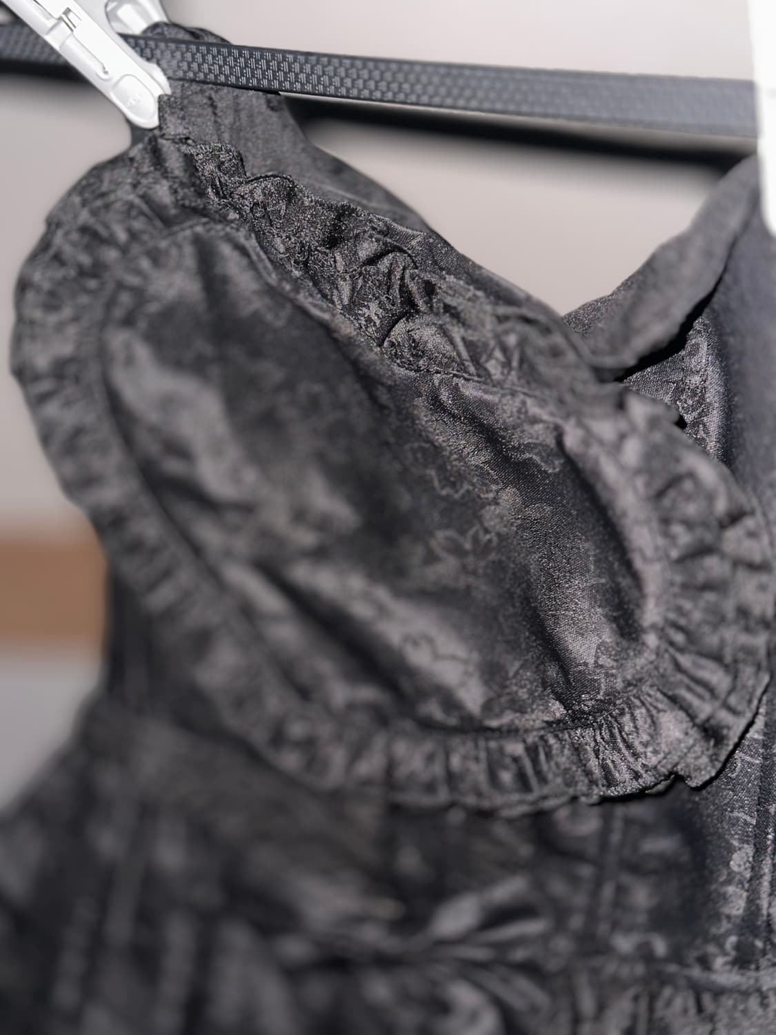 고스로리 벚꽃 프린팅 하트 프릴 캉캉 원피스 스커트 상품이미지5