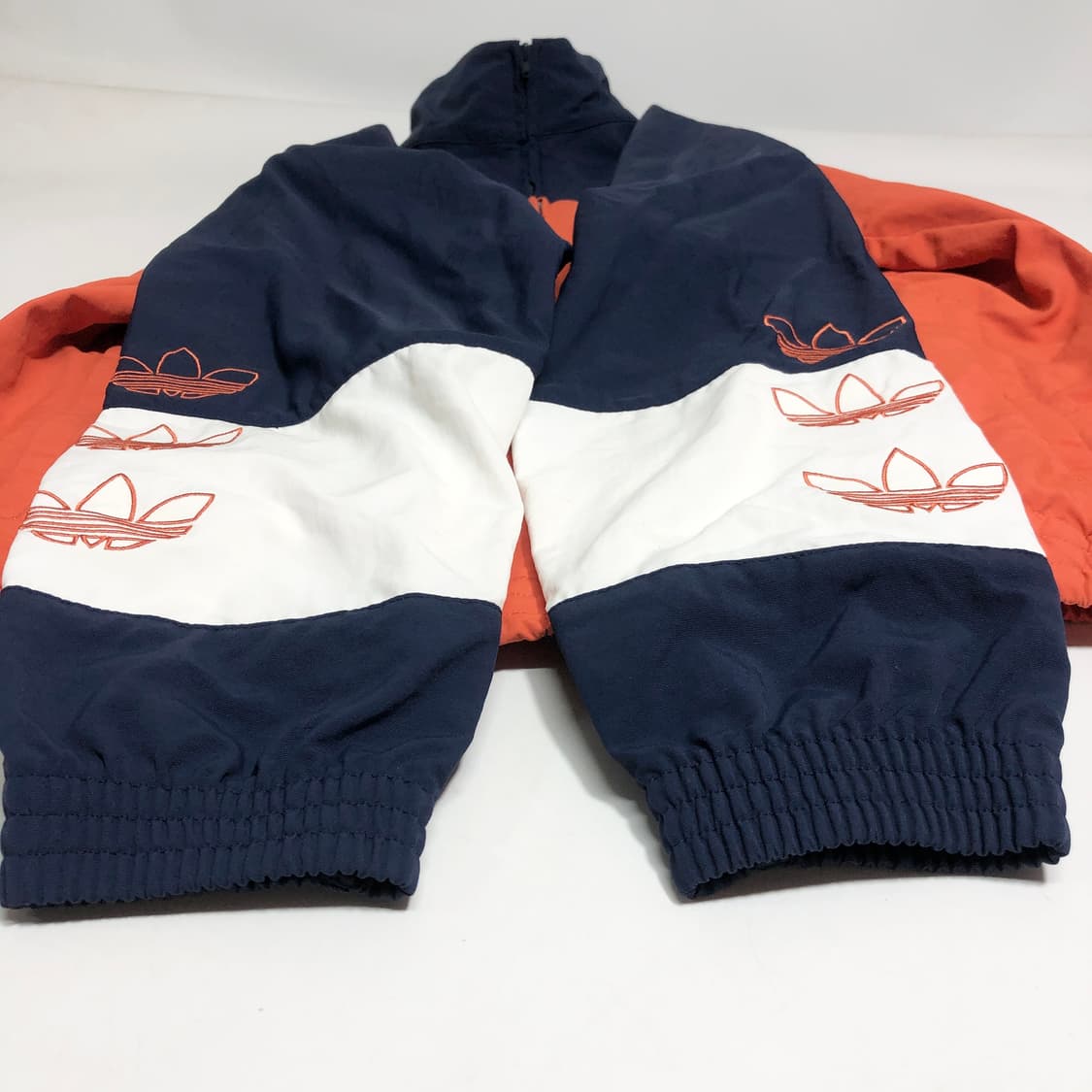 아디다스 컬러블록 웜업 바람막이 XL 상품이미지9