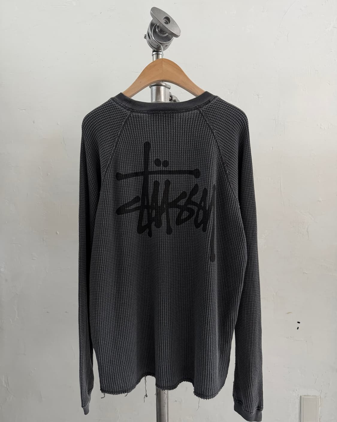 Stussy 스투시 와플 슬리브 차콜컬러 상품이미지7