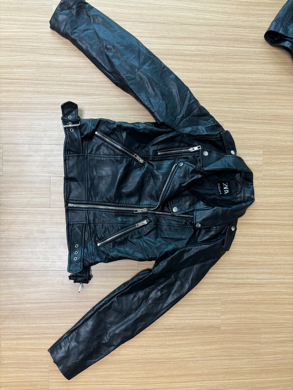 자라 라이더 레더자켓 상품이미지5