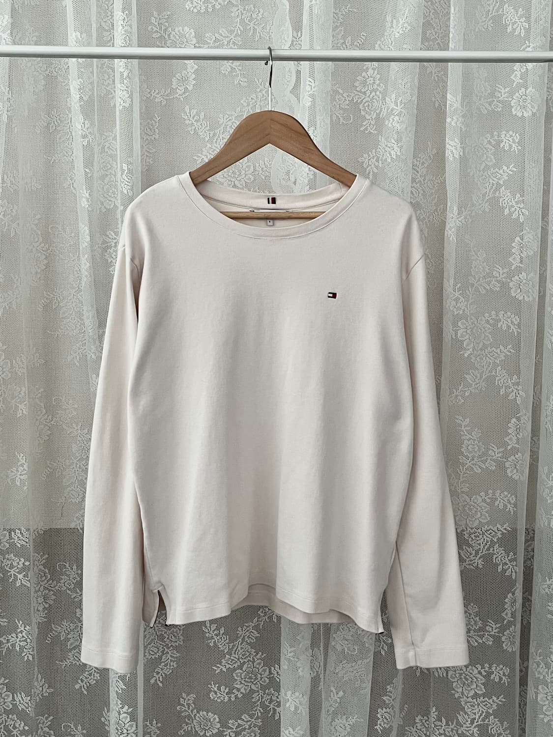 S) 타미힐피거 미니 플래그 긴소매 티셔츠 상품이미지1