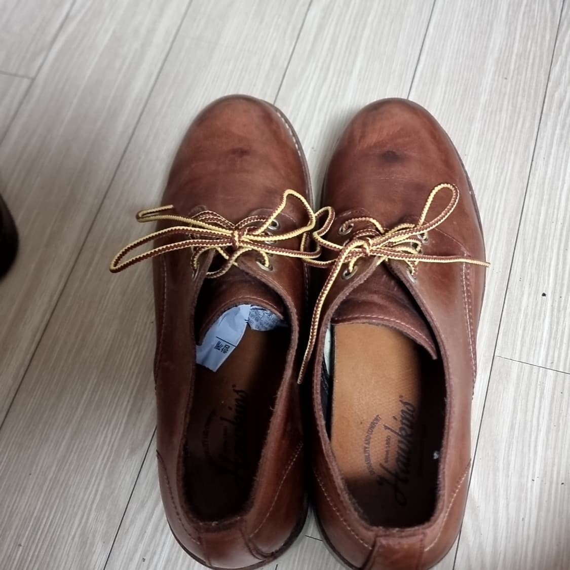 호킨스 브라운 가죽 남성 캐주얼 더비슈즈(270-275) 상품이미지7