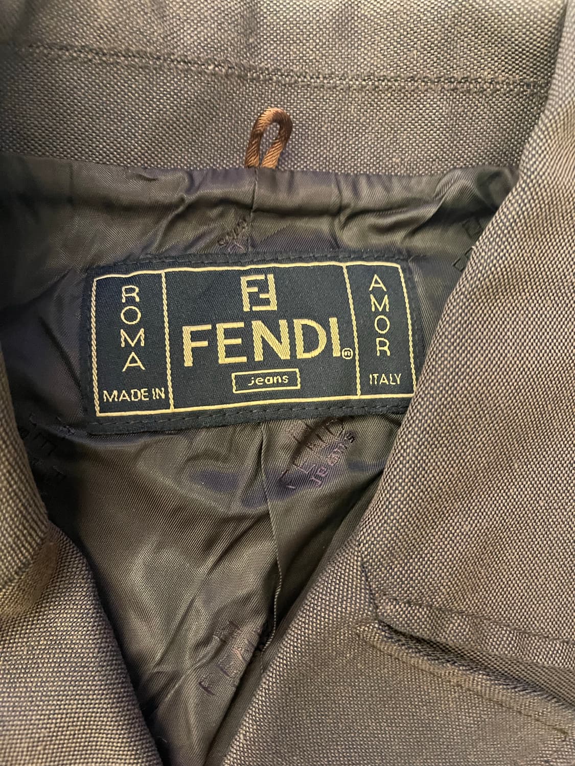 펜디 빈티지 브라운 여성 자켓 상품이미지3