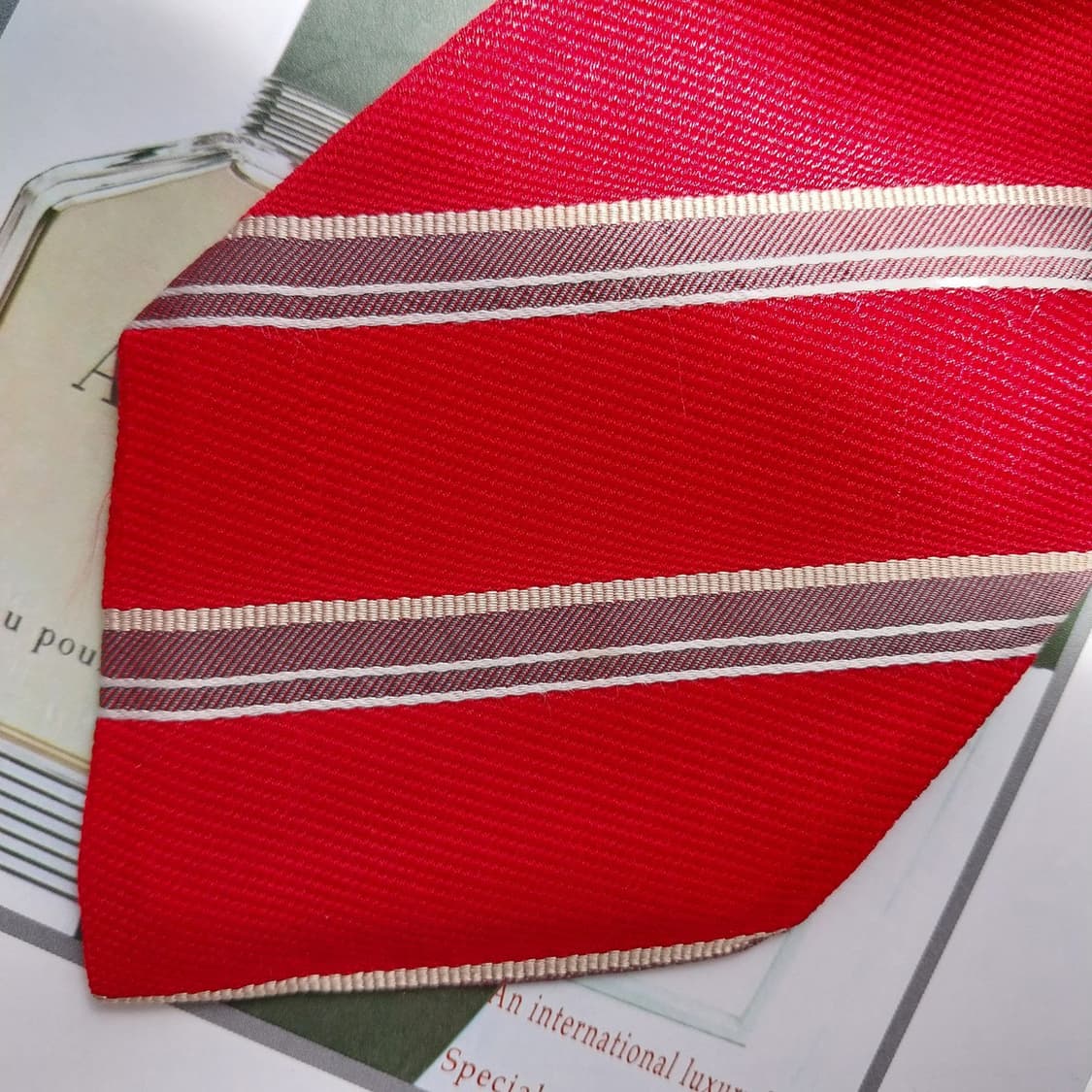 조르지오 아르마니 스트라이프 넥타이 9cm A+~A등급 K2349
 상품이미지6