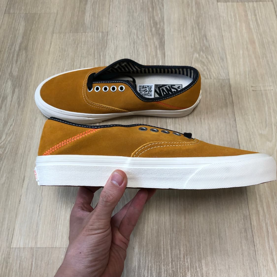 (260) 새상품 반스 VANS 스웨이드 그로스 가든 어센틱 컨버트 뮬 상품이미지4