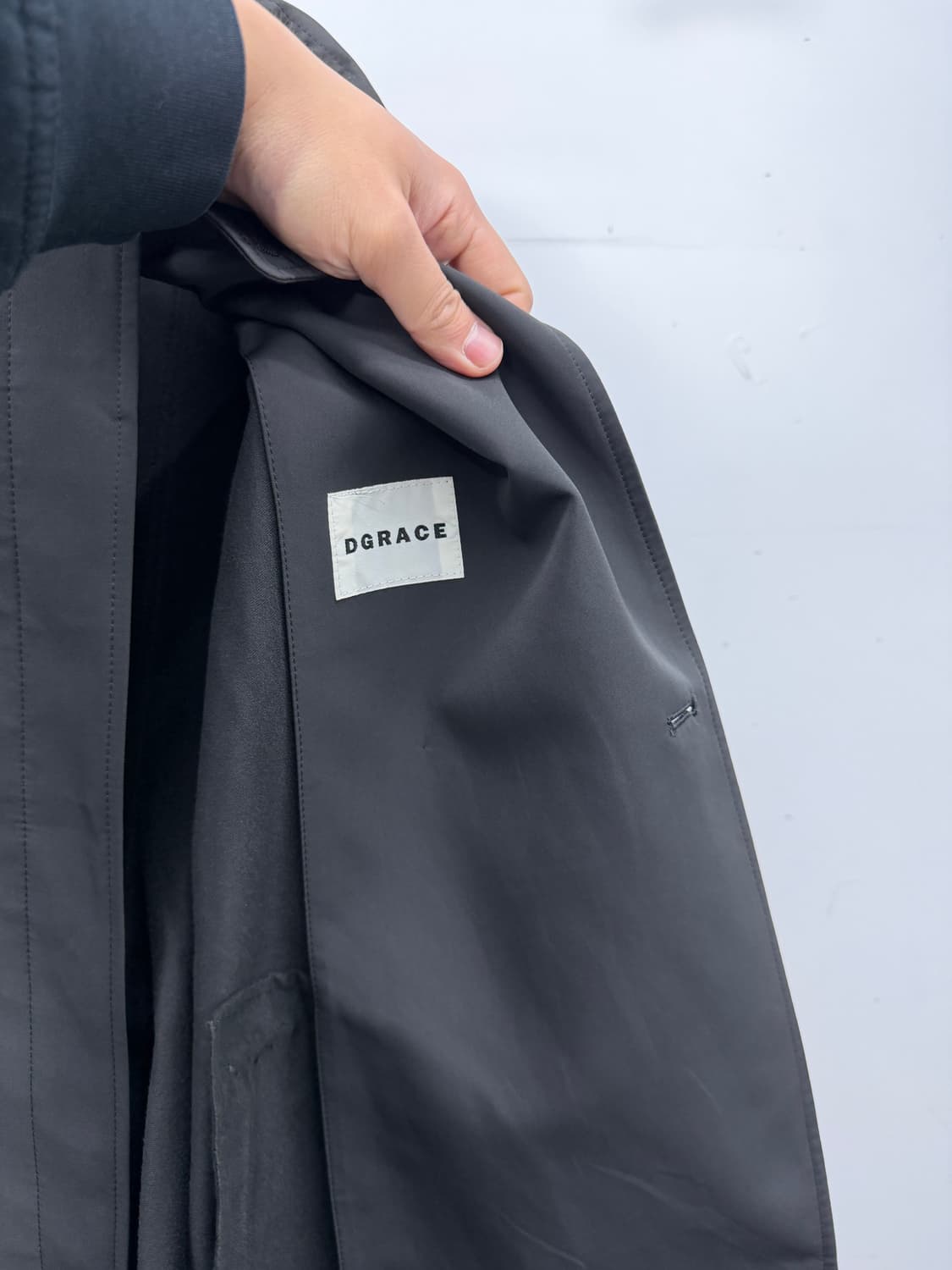 Dgrace diagonal trench coat 상품이미지9