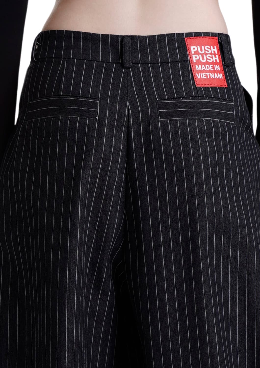 push push 스트라이프 팬츠 판매합니다 상품이미지2