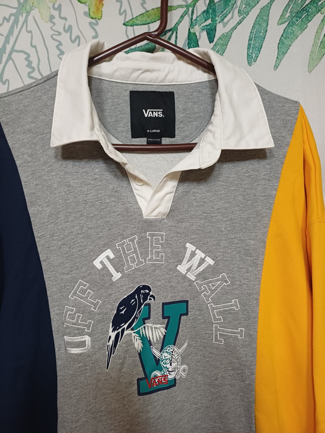 반스 / 컬러 블록 폴로 맨투맨 티셔츠 XL 상품이미지2