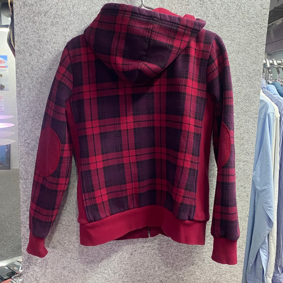 라코스테 스몰로고 체크패턴 후드자켓 B3171 상품이미지4