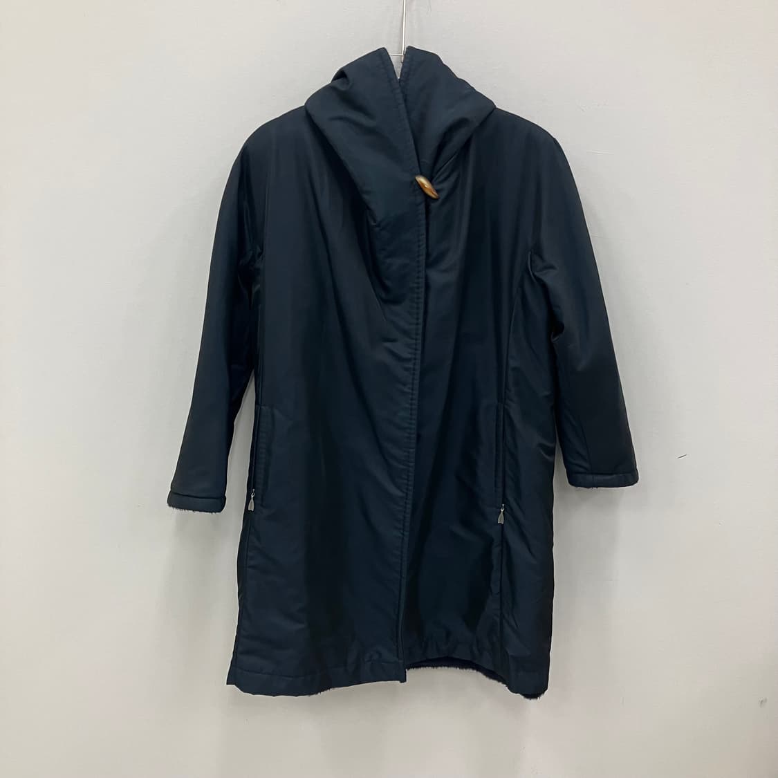 막스마라 네이비 알파카 리버시블 코트 34 상품이미지3