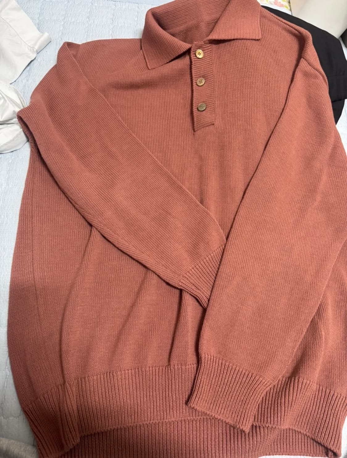 유스 youth 니트 카라 티셔츠 로즈핑크 상품이미지6