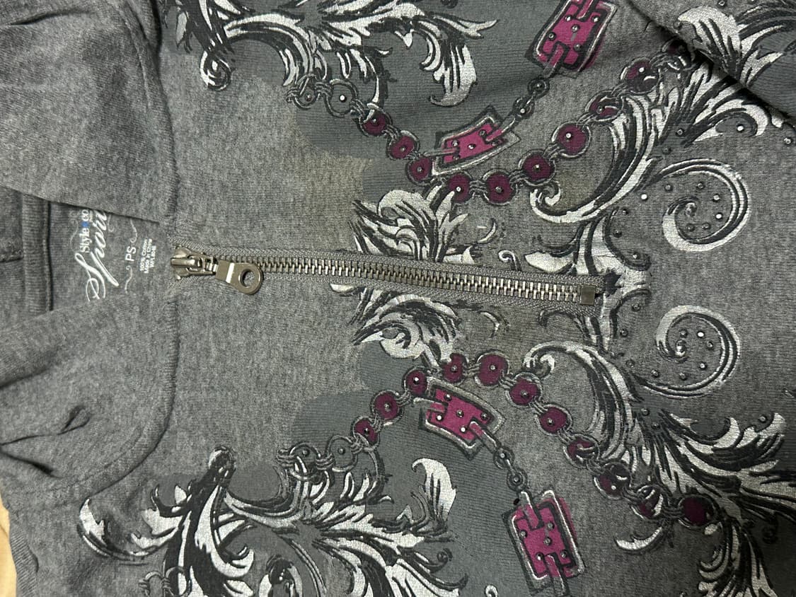 일본 빈티지 레이어드 7부 티 상품이미지3