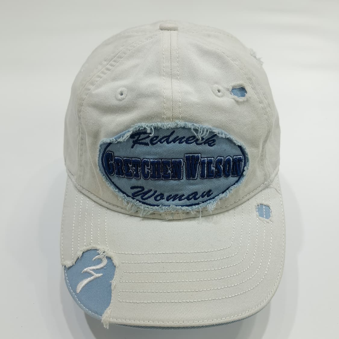 Gretchen Wilson 디스트레스드 패치 볼캡 P1301 상품이미지3