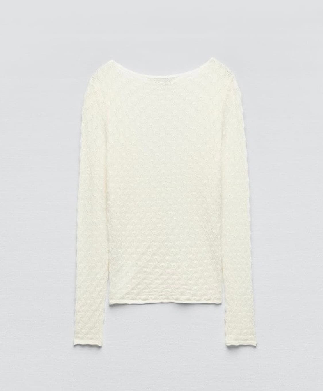 ZARA 자라 포인텔 니트 탑, 자라 크로셰 니트 탑 상품이미지9