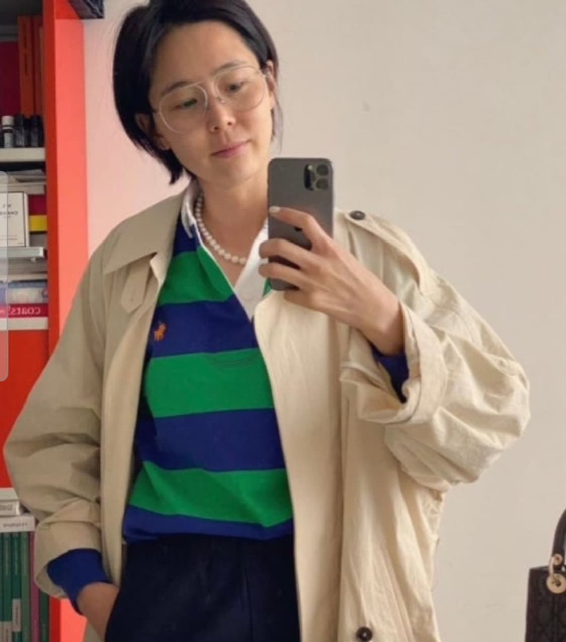 폴로랄프로렌 스트라이프 럭비티(김나영 착용)XL 상품이미지1