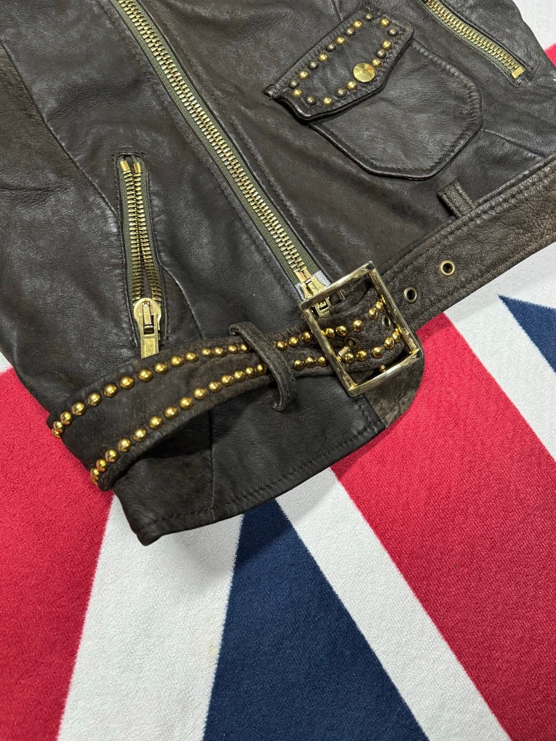 BAD SPIRIT 펑크 가죽자켓  상품이미지5