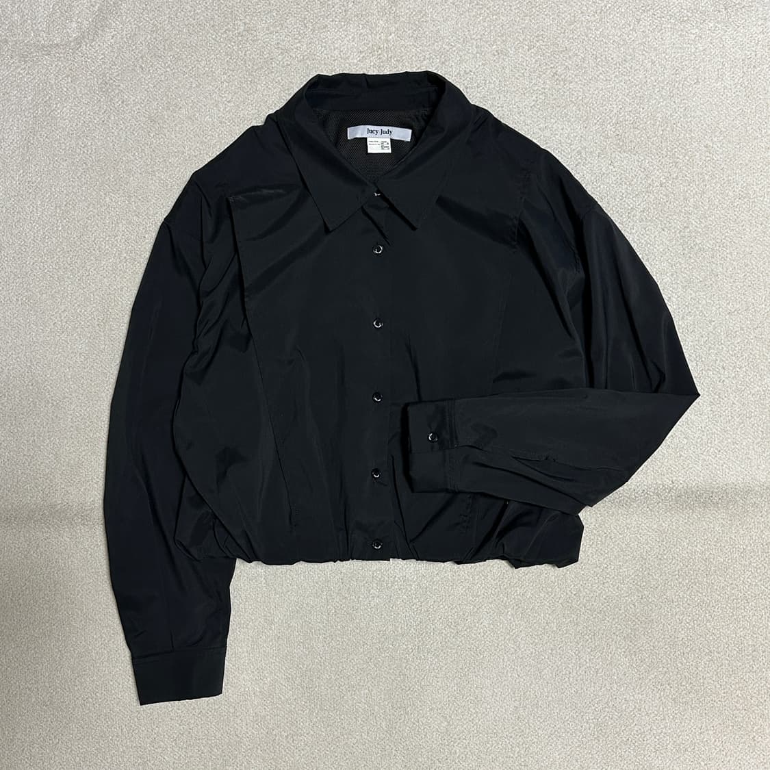 쥬시쥬디 J밑단 밴딩 셔츠 상품이미지1