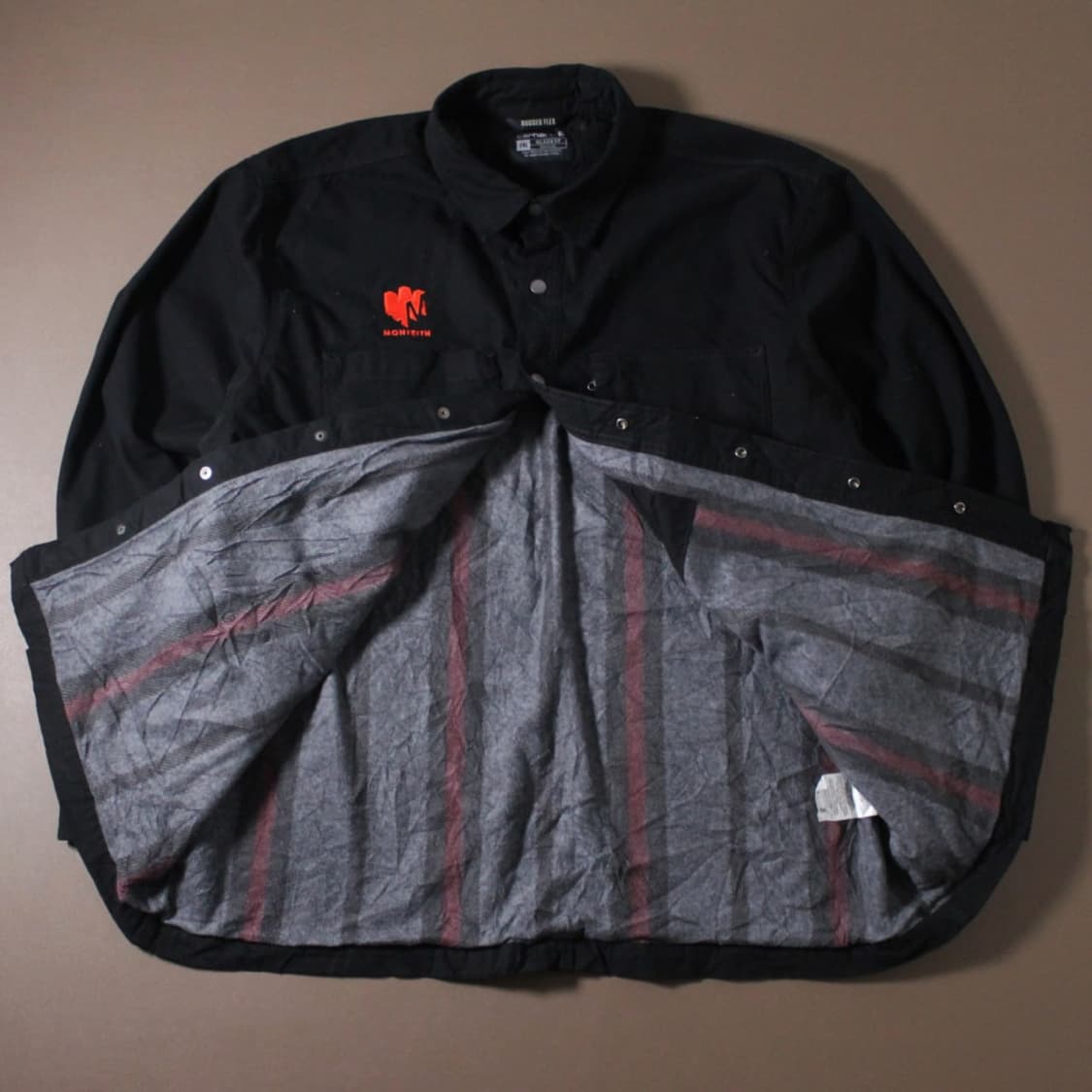 Carhartt 칼하트 러기드 플렉스 퀼티드 워크 자켓 블랙 상품이미지3