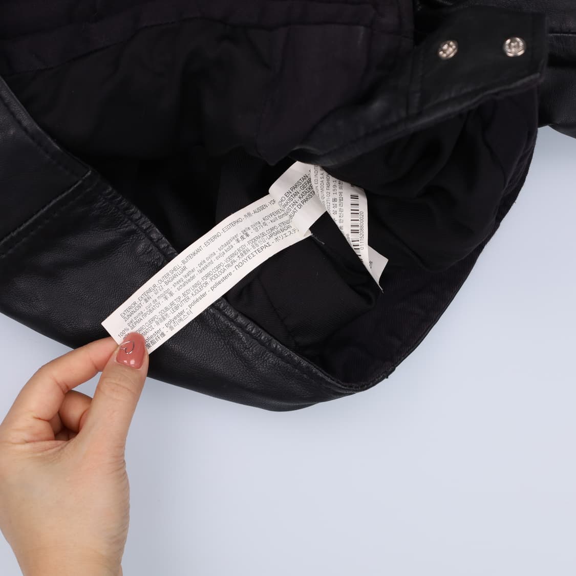 [S] 버쉬카 양가죽 라이더 자켓 1217J2 상품이미지4