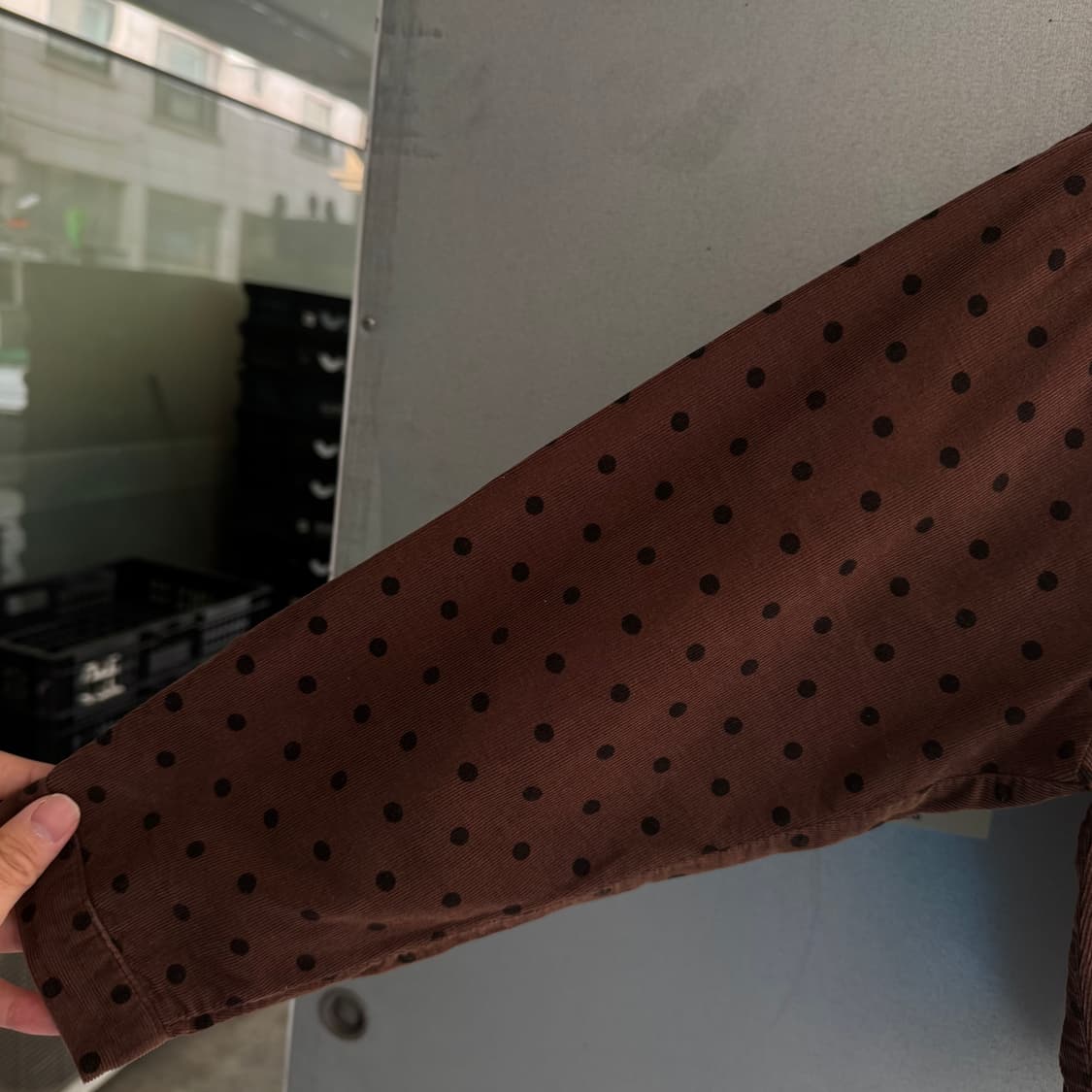 VTG 폴카닷 코듀로이 셔츠 상품이미지7