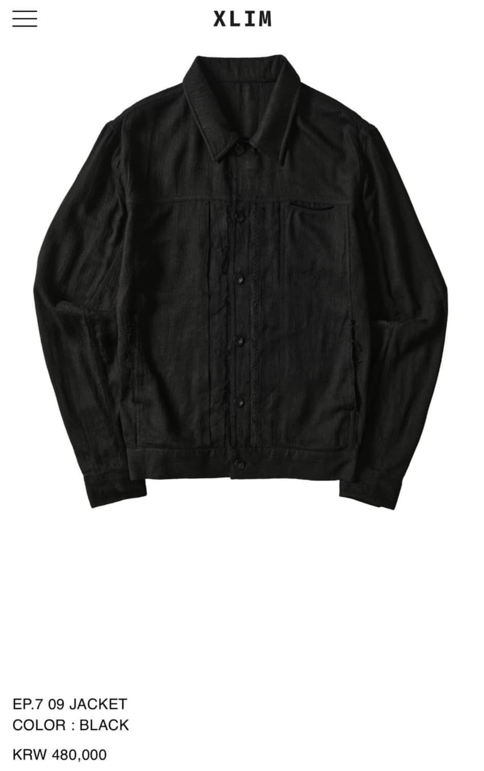 L)Ep.7 09 jacket black 상품이미지1