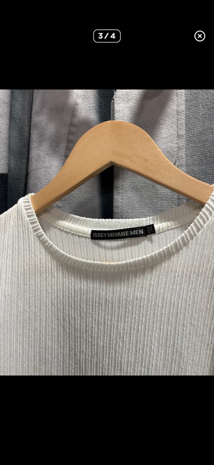 이세이미야케 반팔 니트 플리츠 티셔츠 상품이미지3