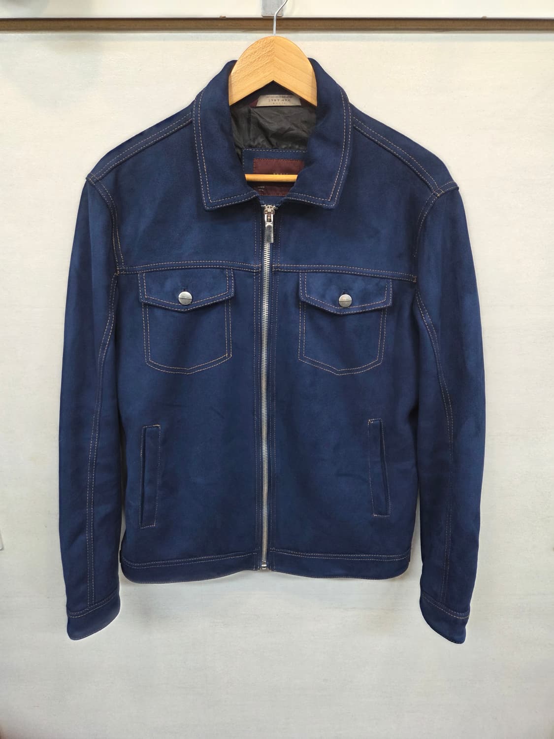 자라 스티치 스웨이드 자켓 L 상품이미지1