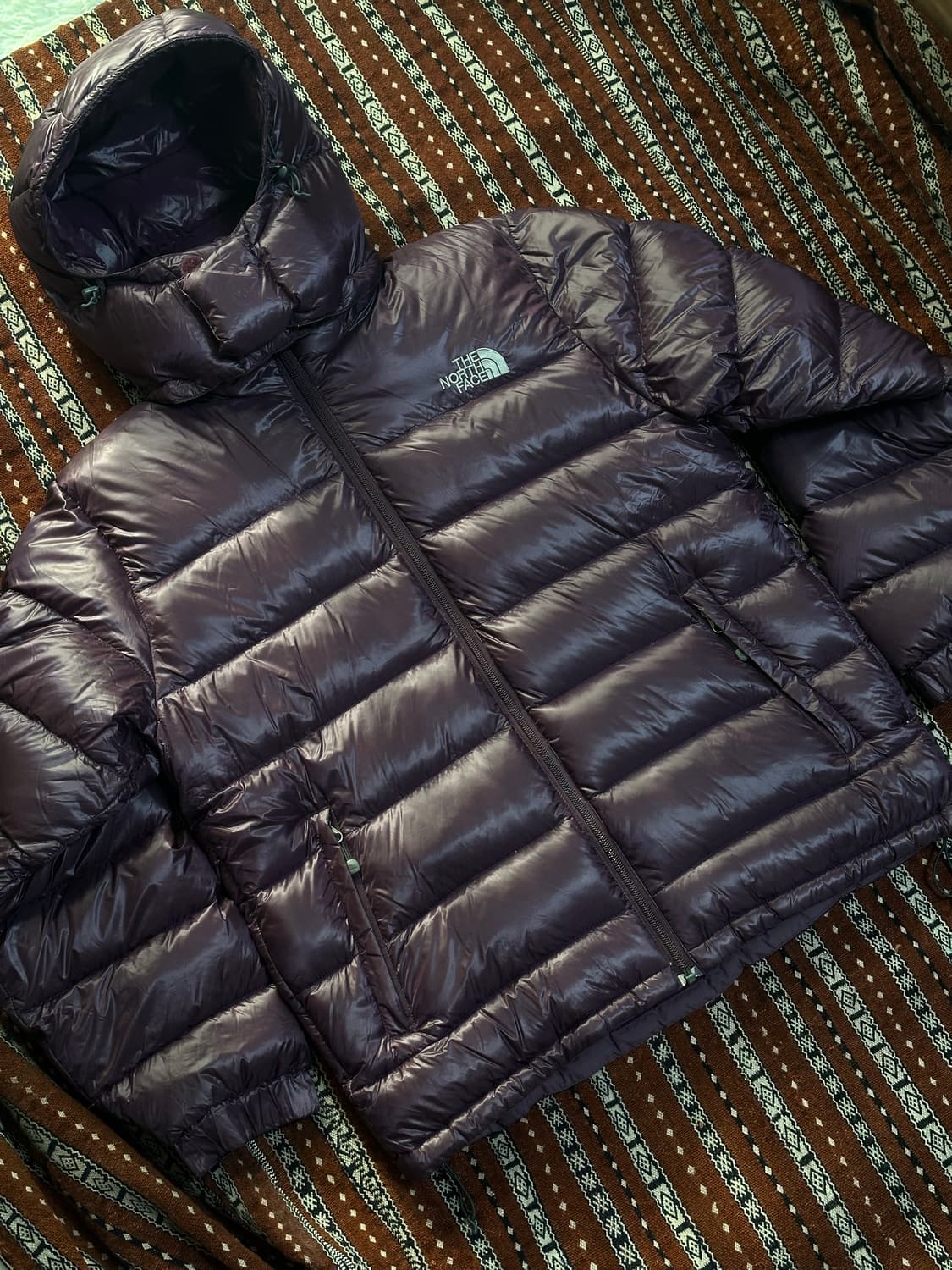 노스페이스 700 필 파카 L 퍼플 상품이미지1