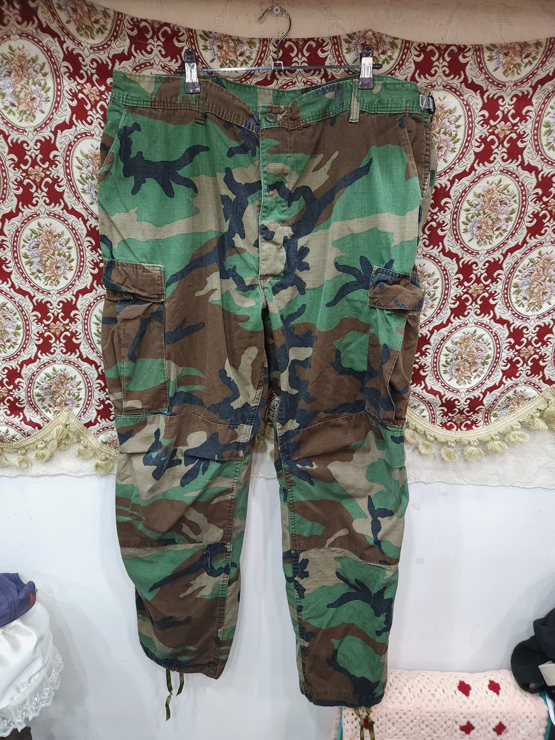 오리지널 미군 우드랜드 BDU 립스탑 카고팬츠

 상품이미지1