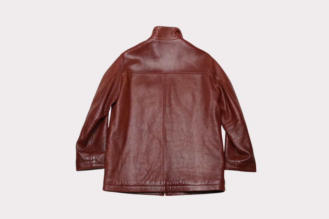 [XL] 마에스트로 빈티지 브라운 램스킨 자켓 상품이미지6