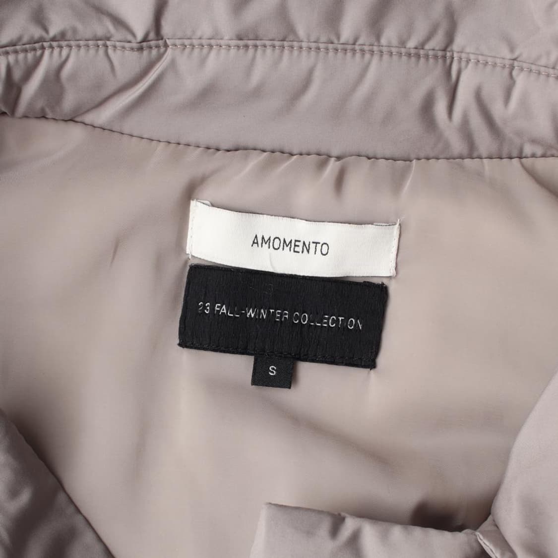 [S]아모멘토 덕다운 베이지 패딩 다운 푸퍼 롱코트
 상품이미지7