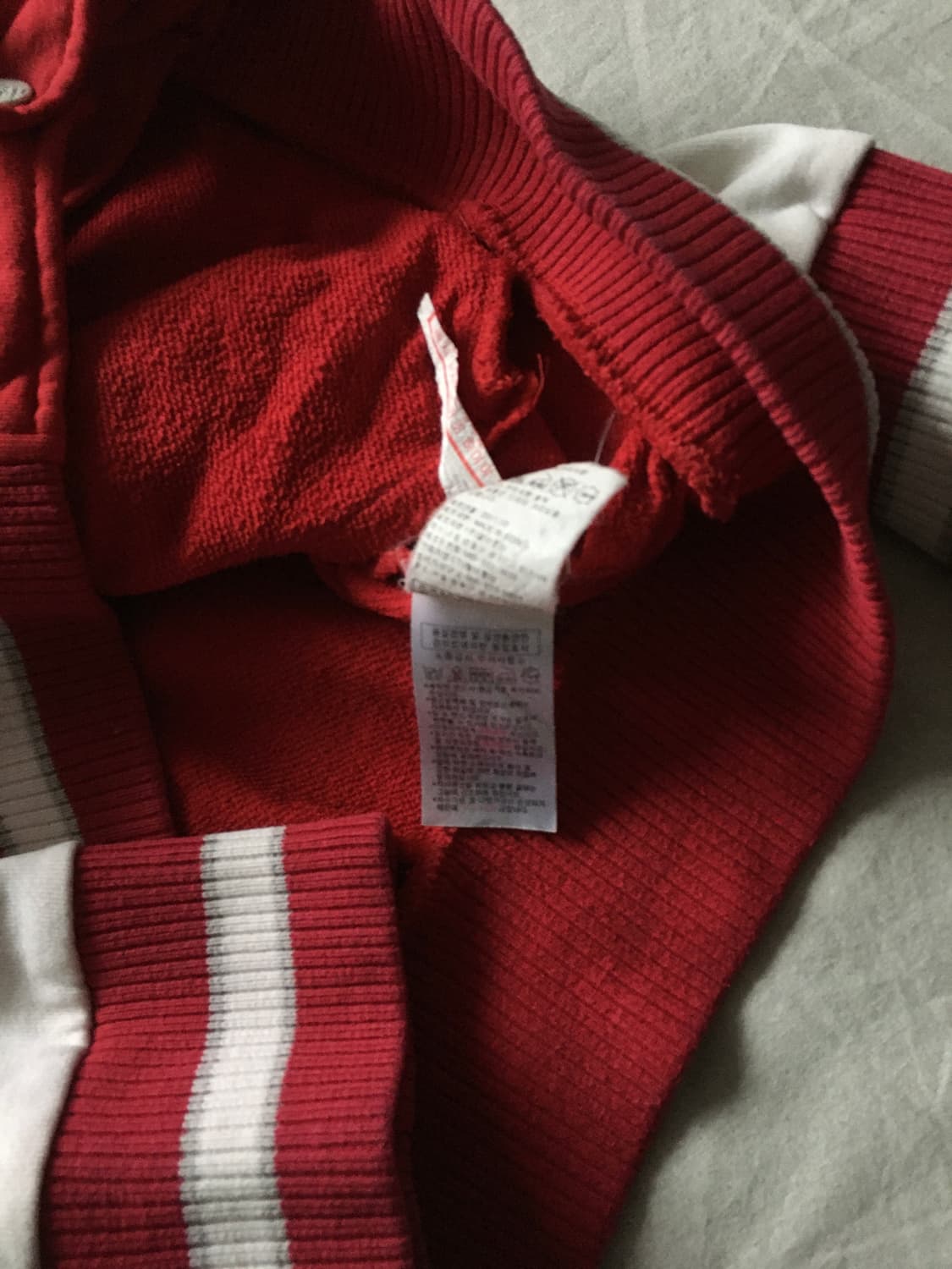 에비수 패치워크 바시티 자켓 상품이미지6