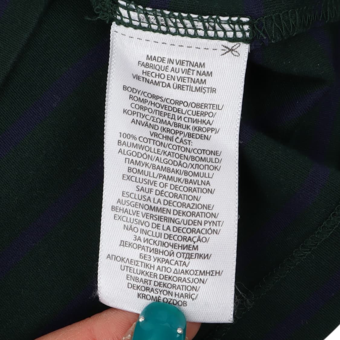 폴로 랄프로렌 그린 스트라이프 롱슬리브 상품이미지9