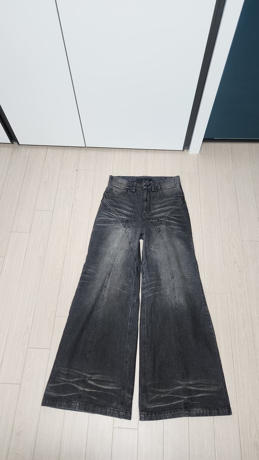 노페이스스튜디오 듄 배기 데님 S 상품이미지1